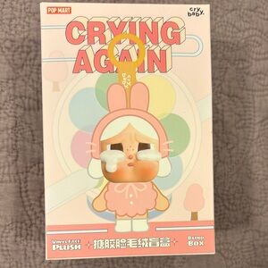 PopMart Cry Baby Vinyl Face Plush Blind Box